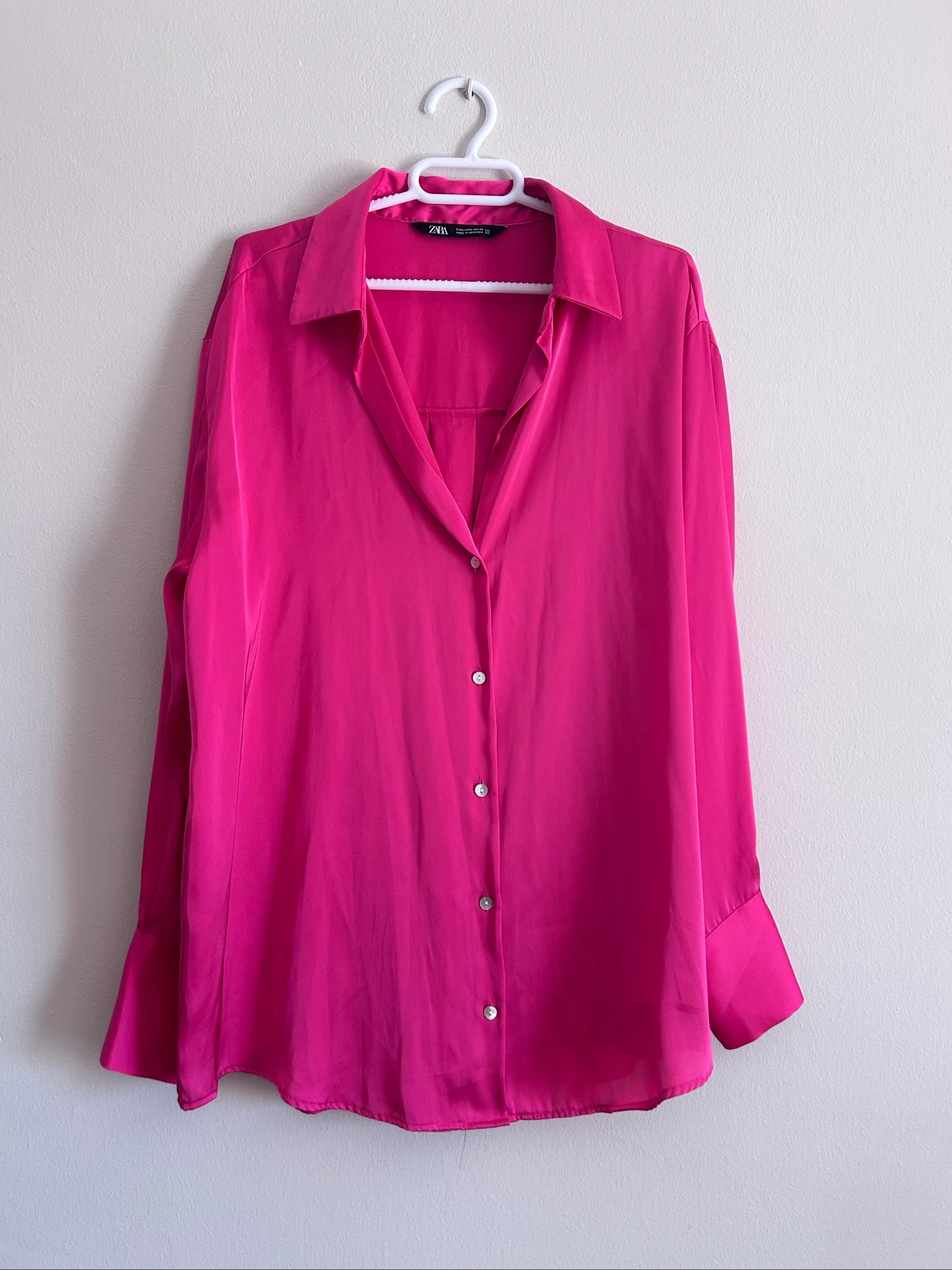 Camisa satinada